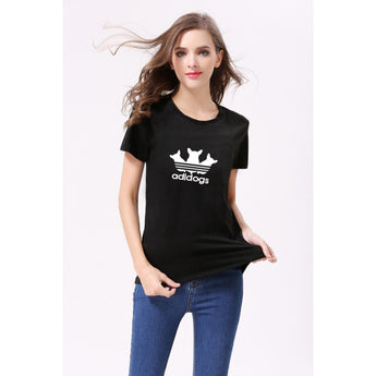 Adidogs Cotton T-Shirt For Women